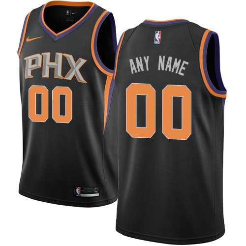 Men & Youth Customized Phoenix Suns Swingman Black Alternate Nike Statement Edition Jersey